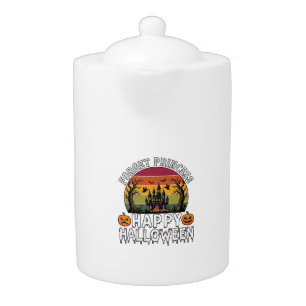 Forget Princess Happy Halloween Haunted House Pump Teapot