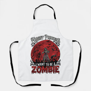 Forget Princess Zombie Blood Moon Graveyard Bats S Apron