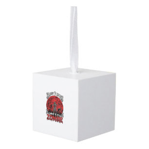 Forget Princess Zombie Blood Moon Graveyard Bats S Cube Ornament