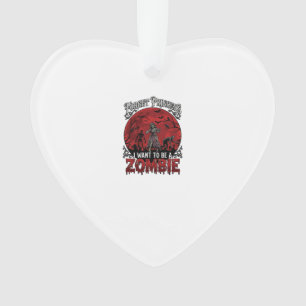 Forget Princess Zombie Blood Moon Graveyard Bats S Ornament