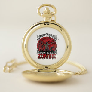 Forget Princess Zombie Blood Moon Graveyard Bats S Pocket Watch