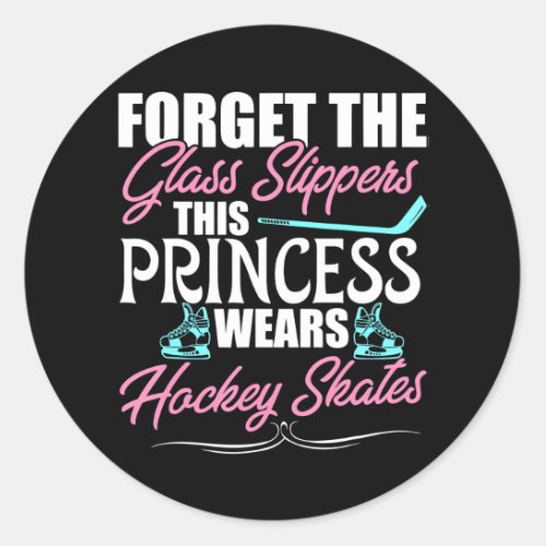 Forget The Glass Slippers This Princess Wears Classic Round Sticker