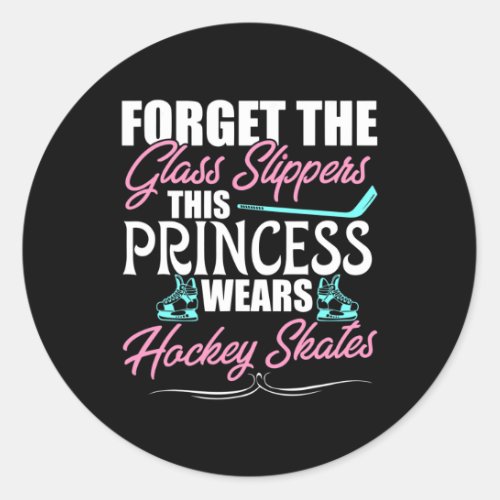 Forget The Glass Slippers This Princess Wears Hock Classic Round Sticker
