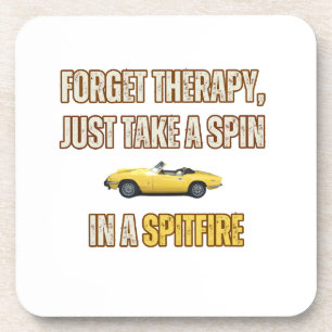 Forget Therapy, Triumph Spitfire Beverage Coaster
