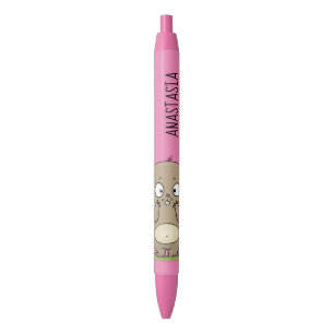 Forgetful adorable chubby hamster cartoon pen