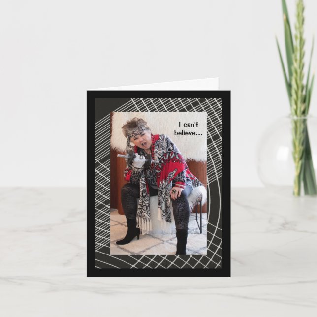 Forgetting to go to the gym for years card (Front)