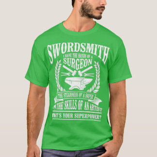 Forging Metalworking Blacksmith Swordsmith T T-Shirt