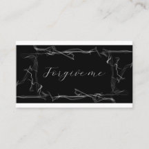 Forgive me card