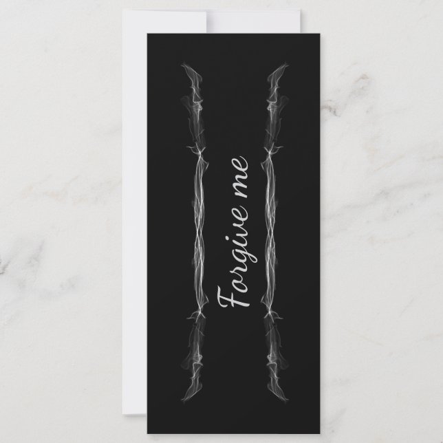 Forgive me invitation (Front)