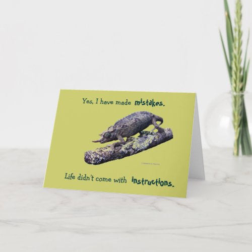 Forgive me please greeting card