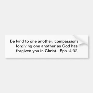 Forgive One Another Bumper Sticker