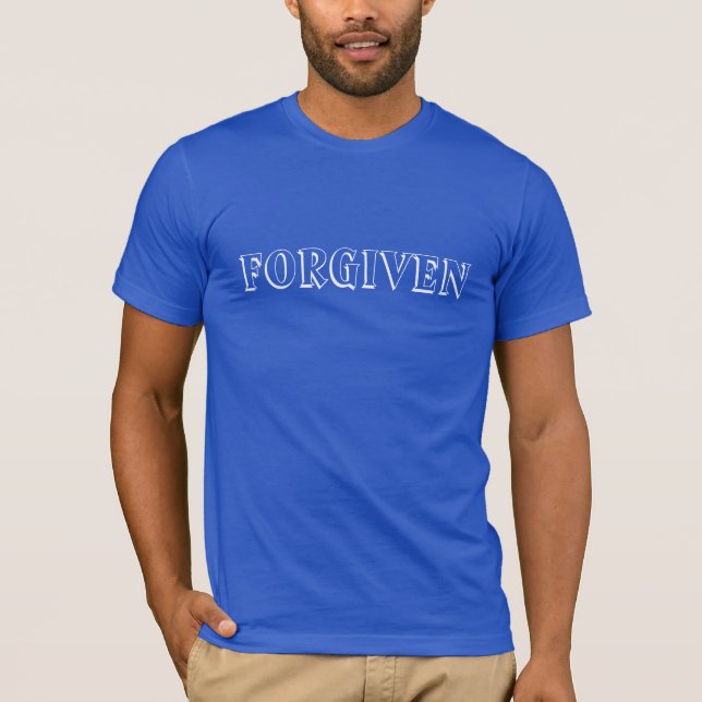 Forgiven Bella Canvas Shirt in Royal for Men (Front)