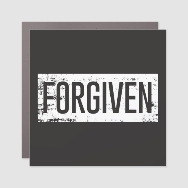 FORGIVEN Car Magnet (Front)