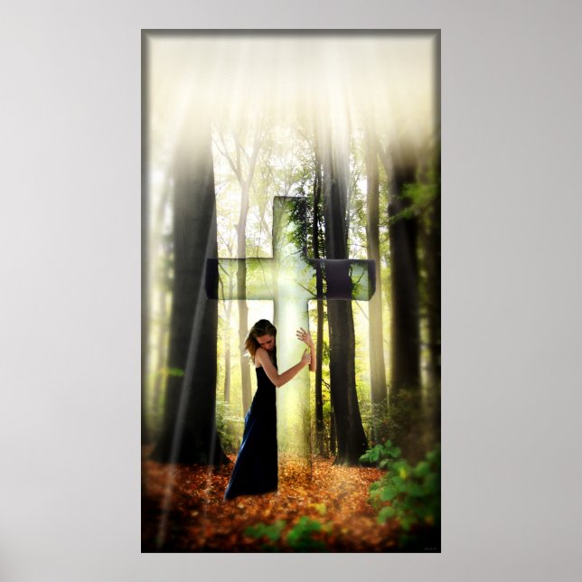 Forgiven (Contemporary Christian Art Poster) Poster (Front)