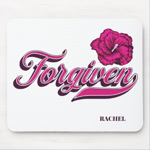 Forgiven Hibiscus Mouse Pad