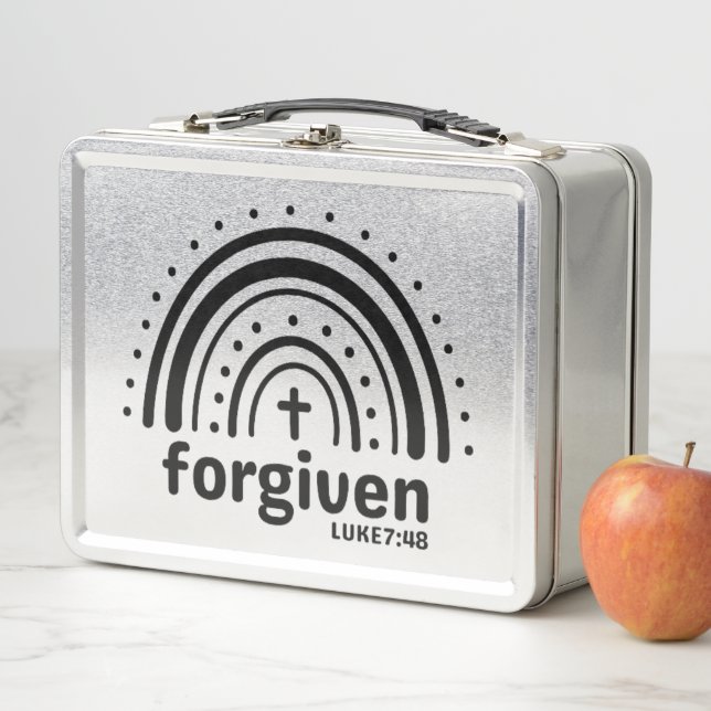 Forgiven Luke 7:48 Christian Lunch Box (In Situ)