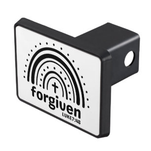 Forgiven Luke 7:48 Christian Trailer Hitch Cover