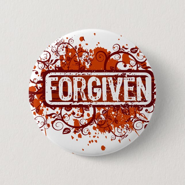 Forgiven Pinback Button (Front)