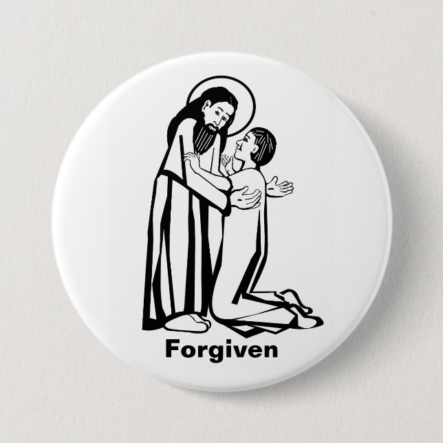Forgiven Prodigal Son image Button (Front)