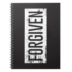 FORGIVEN Spiral Notebook