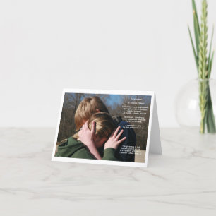 "Forgiveness" affirmation note card (blank inside)