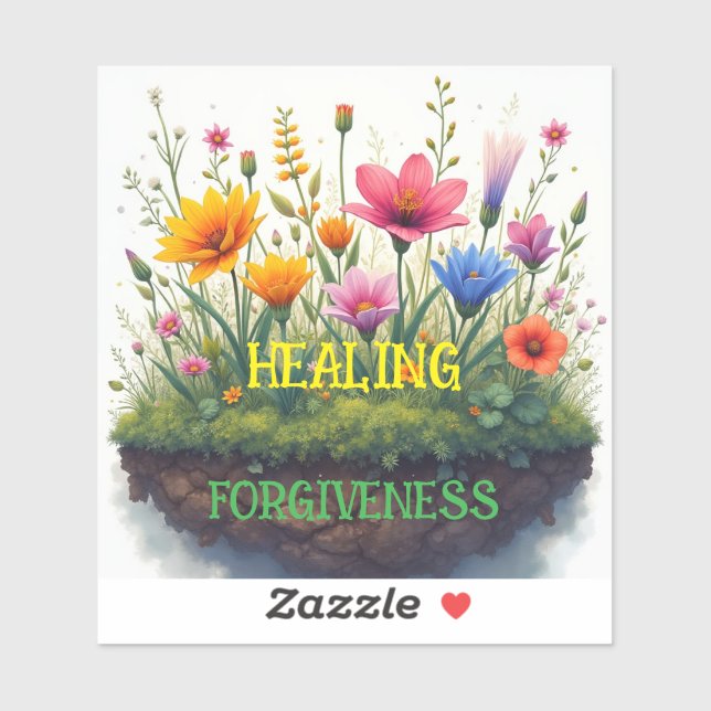forgiveness brings healing sticker (Sheet)