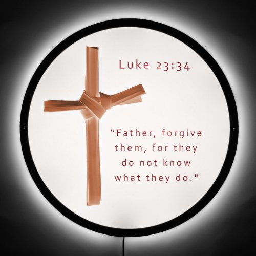 Forgiveness Cross LED Sign