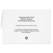 Forgiveness Day Rose (Back Horizontal)