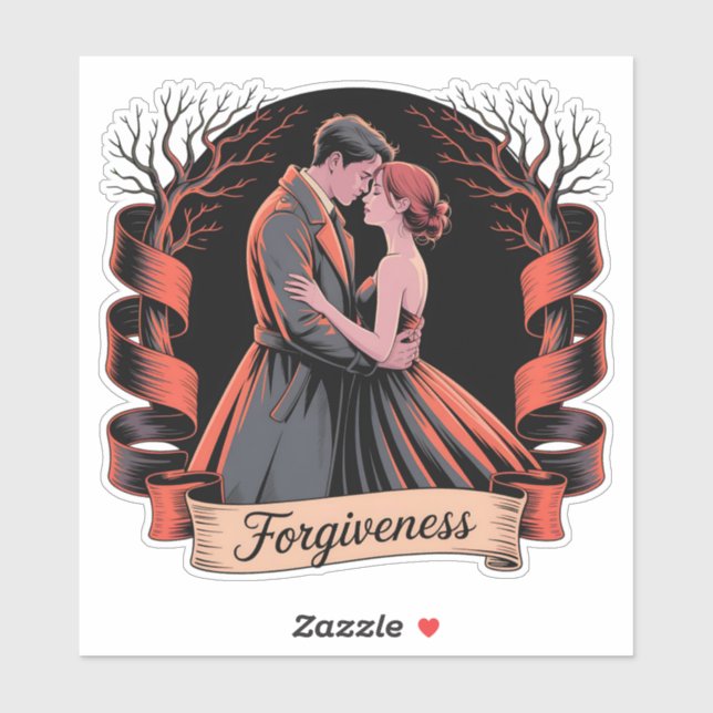 Forgiveness Fantasy Romance Graphic Sticker (Sheet)