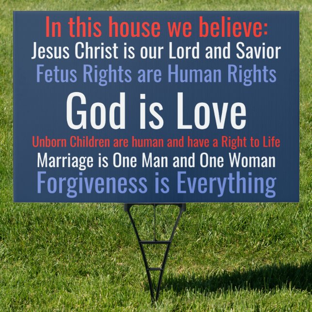 Forgiveness is Everything God is Love 24x36 Sign (Insitu)