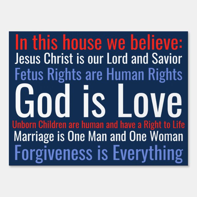 Forgiveness is Everything God is Love Sign (Front)