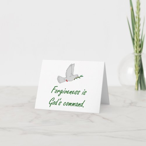 Forgiveness Is Gods Command _ Forgiveness Quotes Card