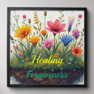 Forgiveness is necessary for any healing love  peel and stick photo tile