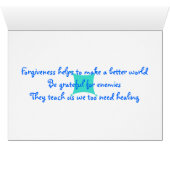 Forgiveness Lessons Heals Cards (Inside Horizontal (Bottom))