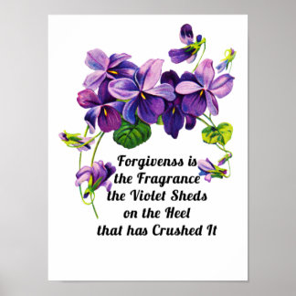 Forgivenss is the Fragrance Poster