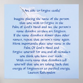 Forgiving Others And The Self Poster by Motivators at Zazzle