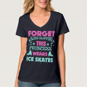 Forgot glass slippers, this Princess wears Ice Ska T-Shirt