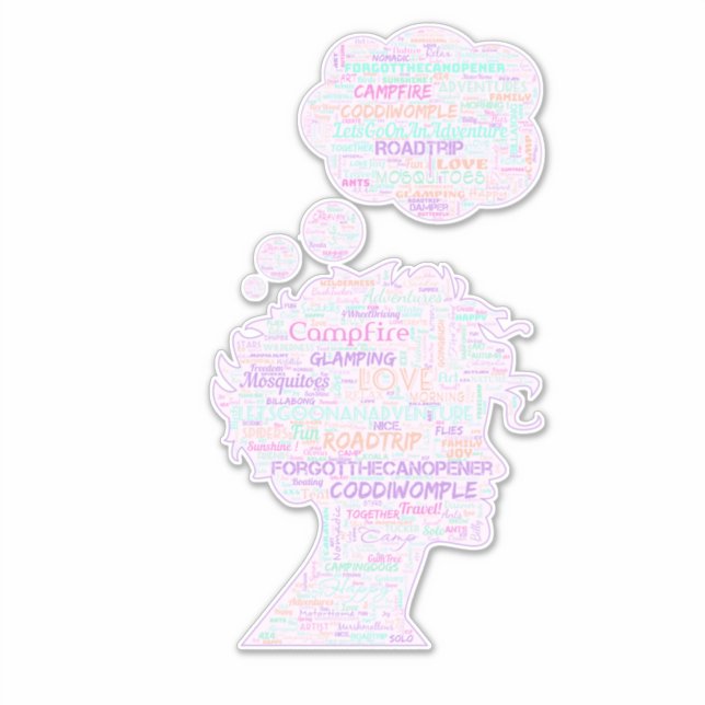 Forgot The Camping Can Opener . Sticker (Front)