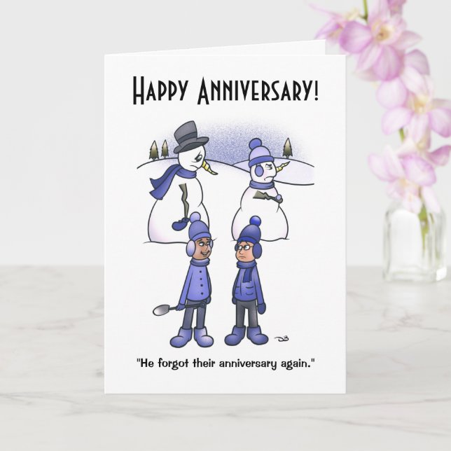 Forgotten Anniversary Card (Orchid)