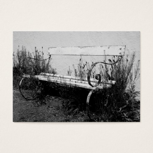 Customizable forgotten bench business card templates