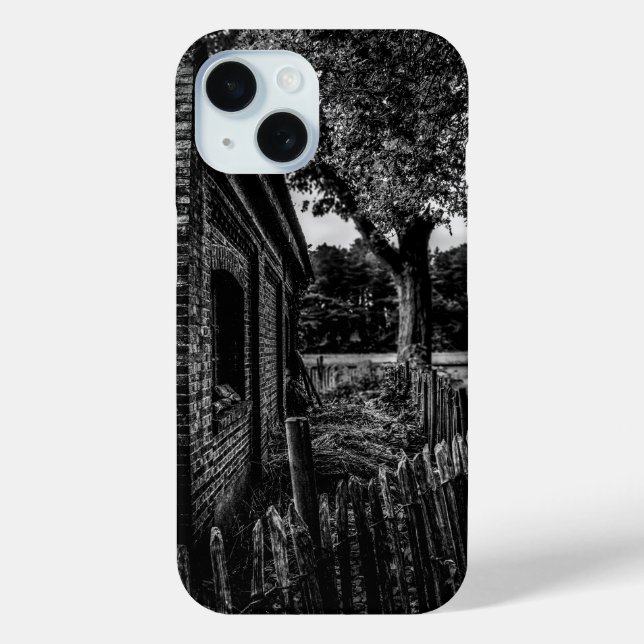 Forgotten Farm Black And White Case-Mate iPhone Case (Back)