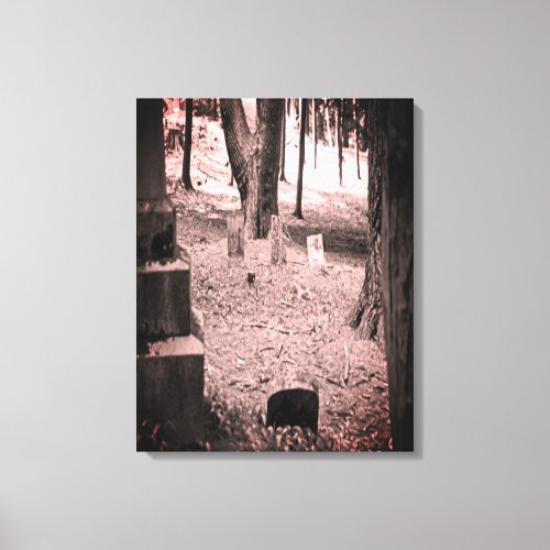 Forgotten Grave Canvas Print