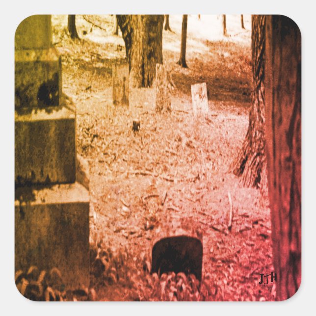 Forgotten Grave  Square Sticker (Front)