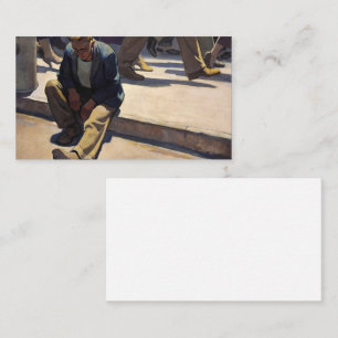Forgotten Man, 1934 by Maynard Dixon Business Card