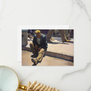 Forgotten Man by Maynard Dixon Thank You Card