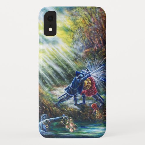 FORGOTTEN ROSE Fighting KnightsMoney and Devil iPhone XR Case