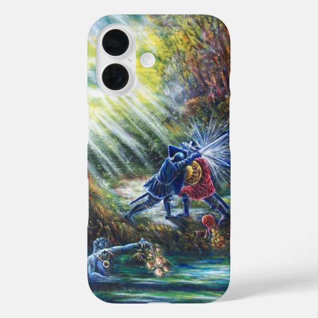 FORGOTTEN ROSE Fighting Knights,Money and Devil Case-Mate iPhone Case (Back)