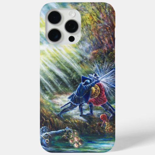 FORGOTTEN ROSE Fighting KnightsMoney and Devil iPhone 15 Pro Max Case
