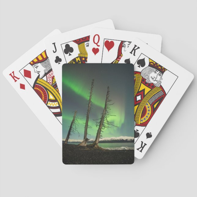 Forgotten Spruce Aurora Poker Cards (Back)