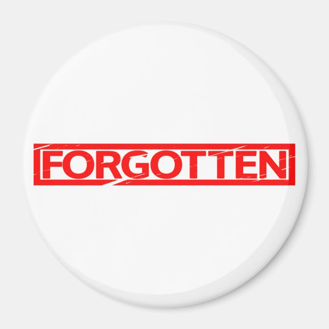 Forgotten Stamp Magnet (Front)